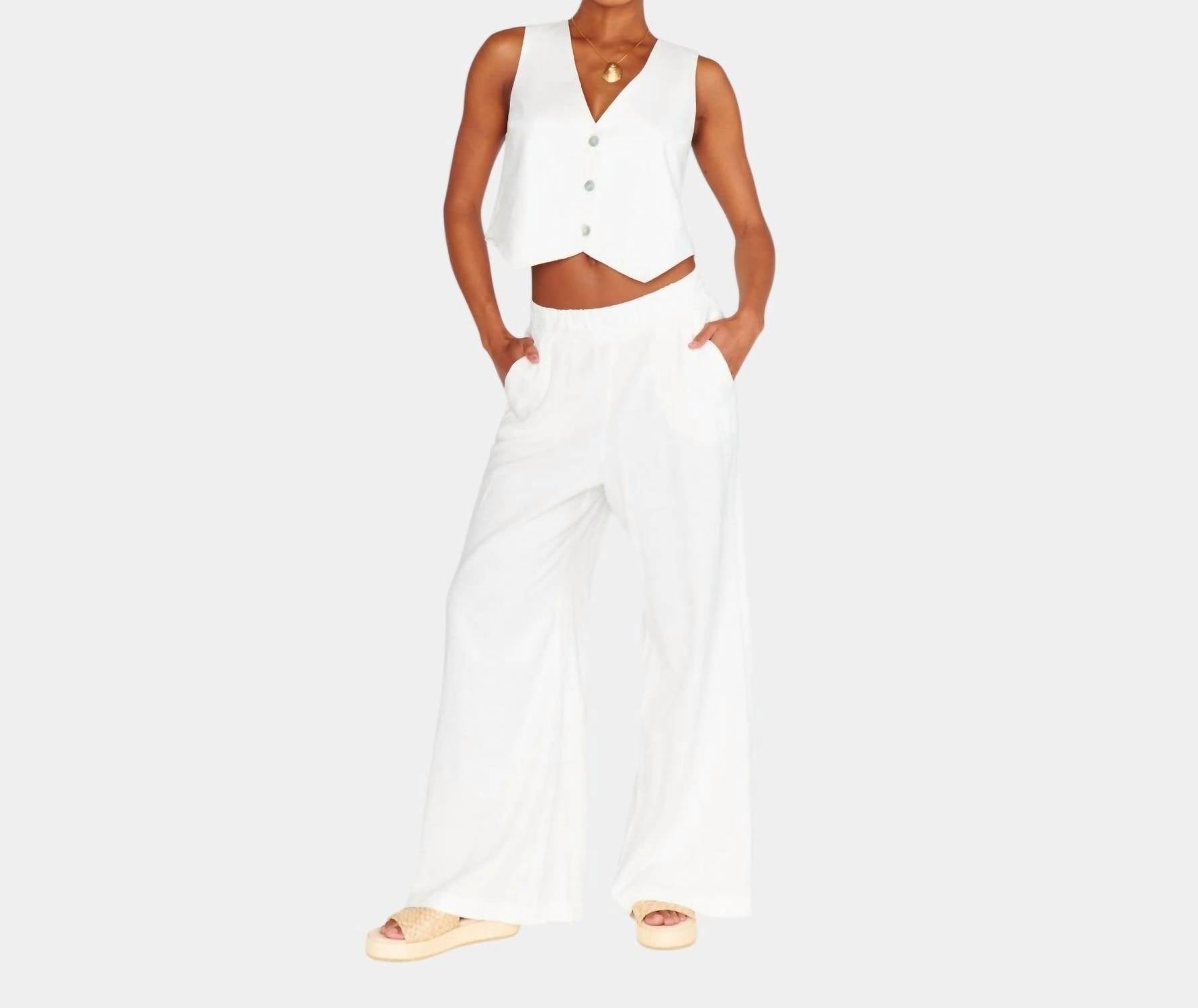 Show Me Your Mumu - Vince Linen Pants
