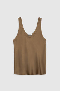 ANINE BING Lea Tank Top in sepia - women's tank top - alternate view