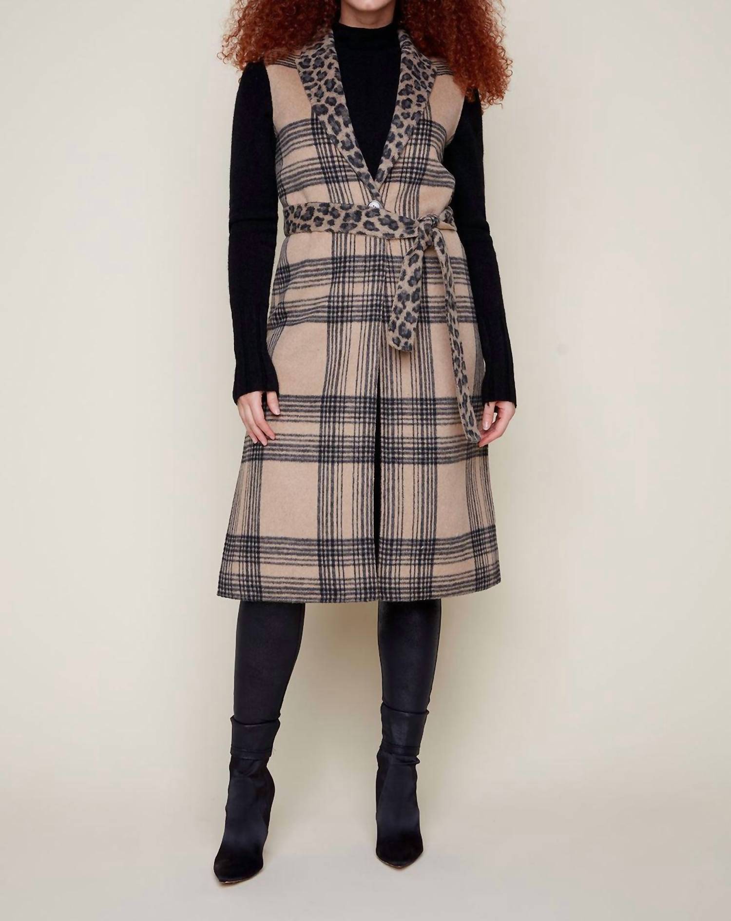 Renuar - Reversible Belted Vest