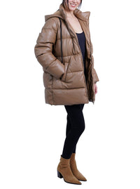 Love Token - Bianka Zip Front Puffer Coat