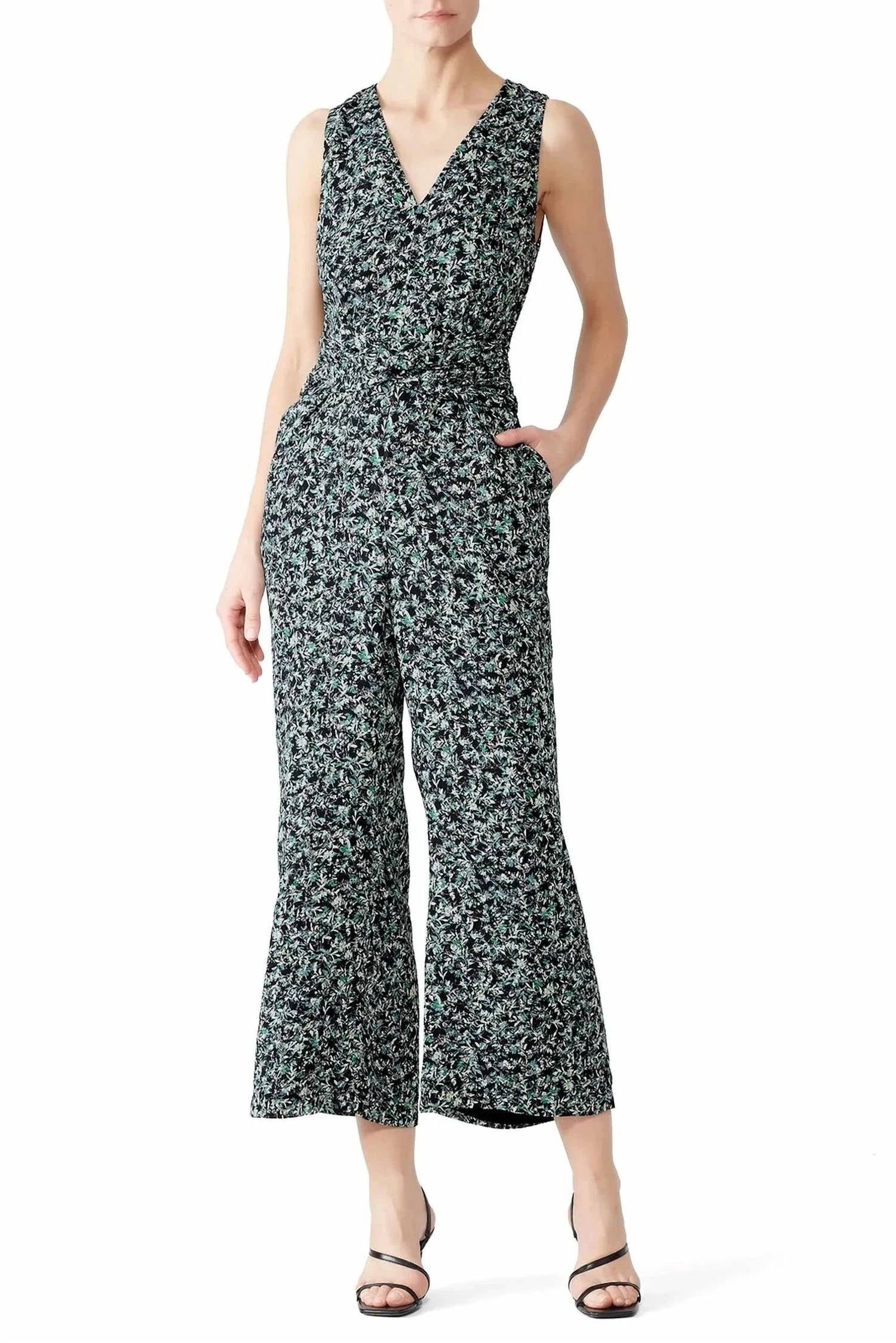 Greylin - Luna Printed Culotte Jumpsuit