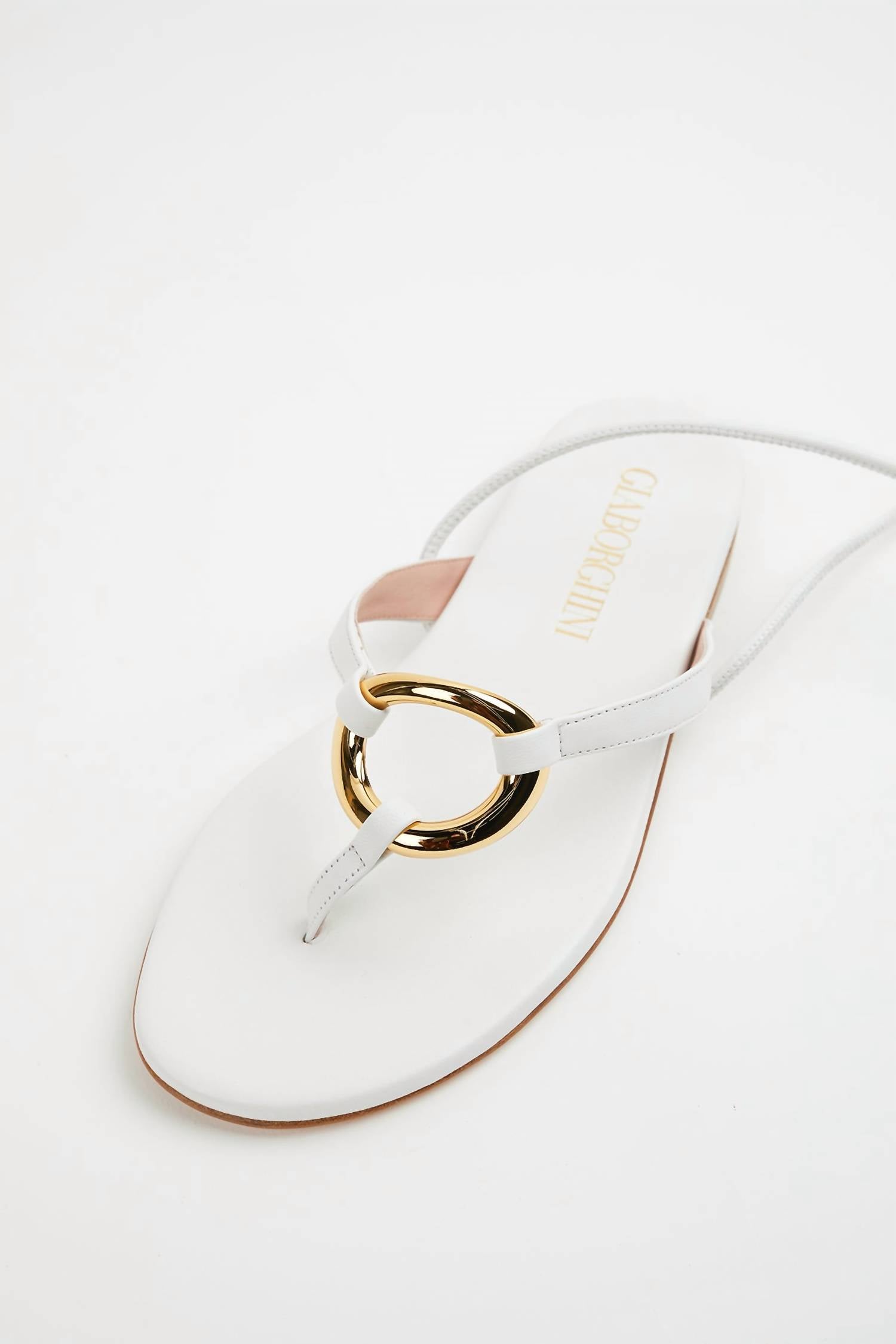 LEVANTE FLAT LEATHER SANDALS