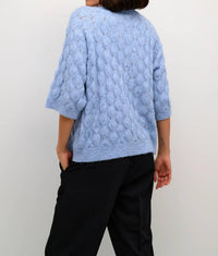 Kaffe - Malene Half Sleeve Round Neck Pullover Sweater