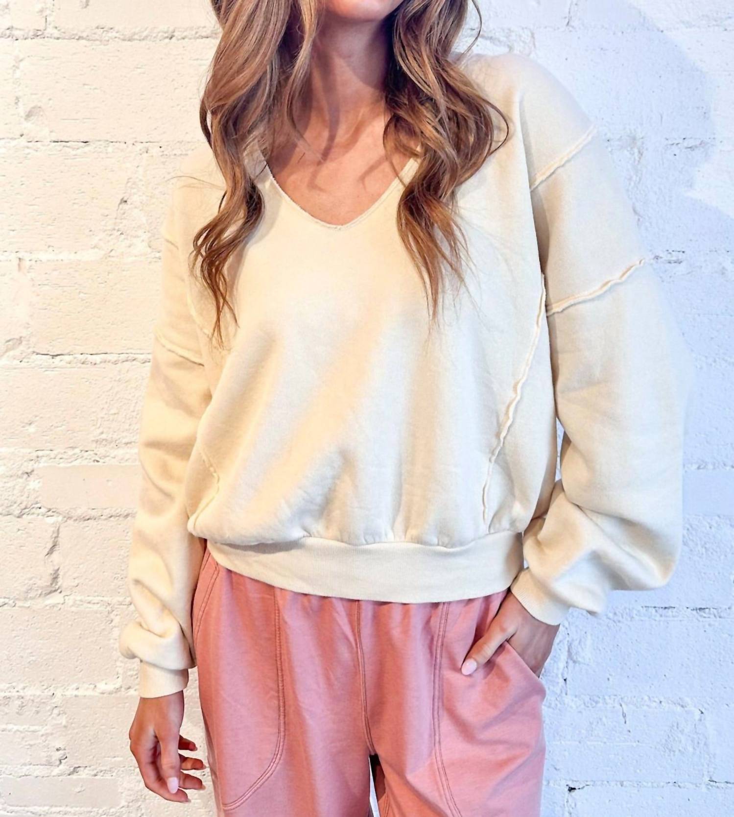 Project Social T - Hazel Scoop Neck Sweatshirt