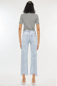 Kancan - High Rise Straight Leg Jeans