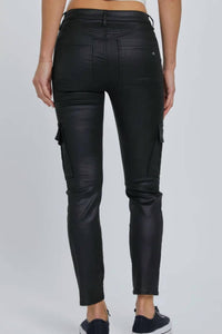 Hidden - Quinn Coated Cargo Cigarette Jean