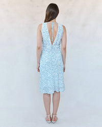 Bella Dahl - V-neck Tie Back Bias Maxi Dress