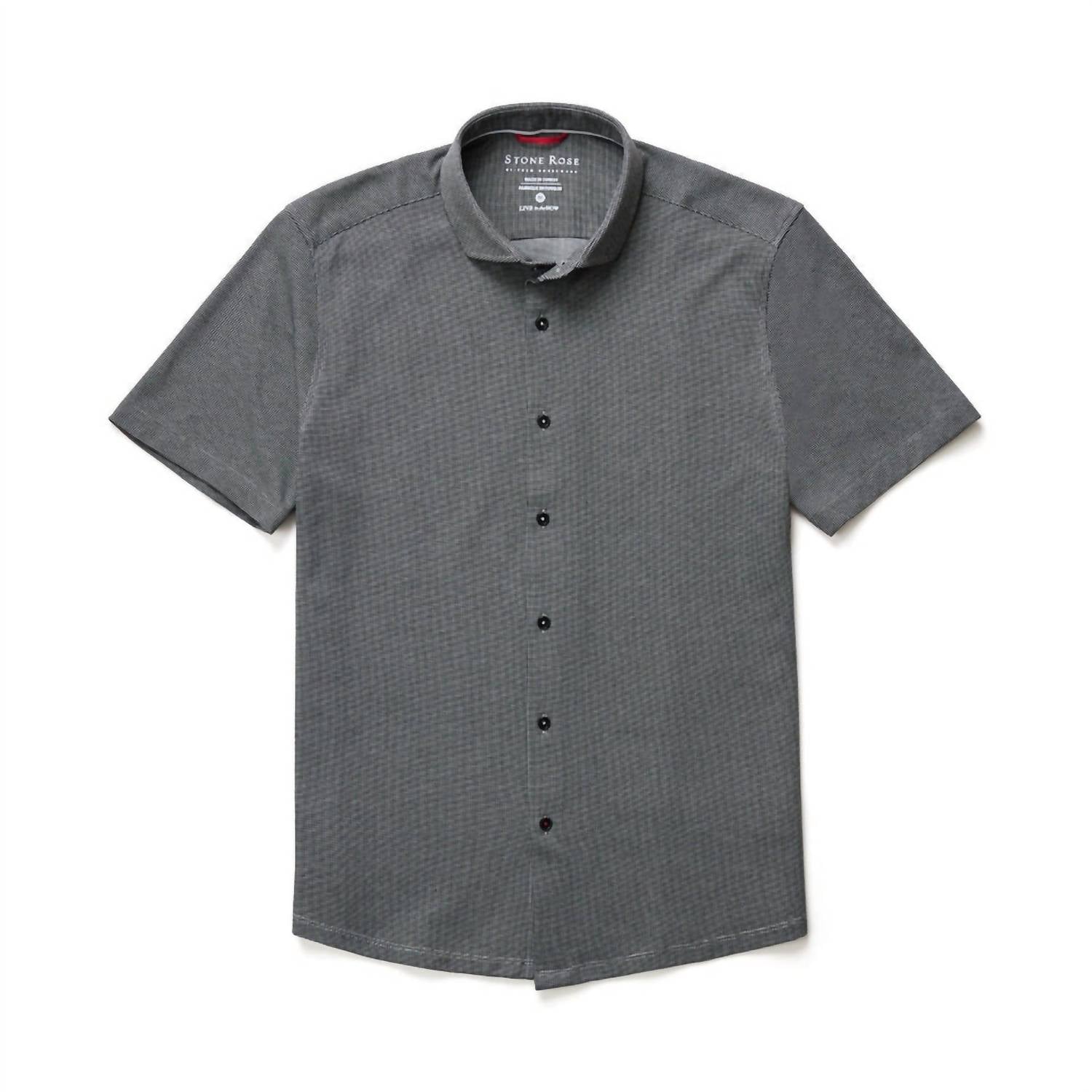 Stone Rose - Short Sleeve Pique Shirt