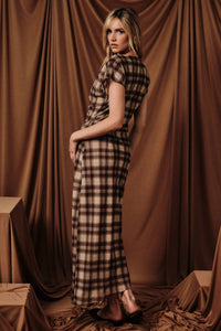 Sunday Edition - Autumn Charm Plaid Dress