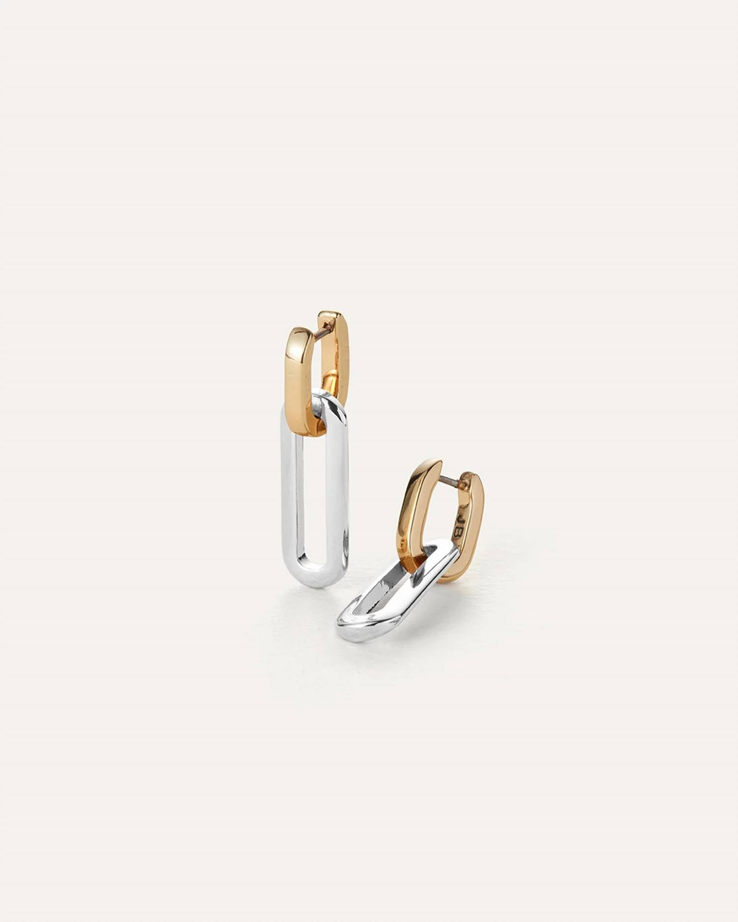Jennybird - Two Tone Teeni Detachable Link Earrings