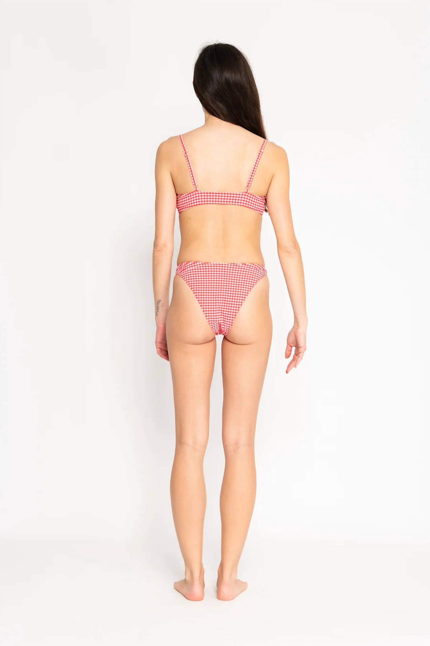 Em On Holiday - Women's Gingham Bikini Set Swimsuit