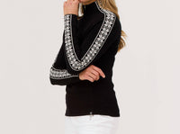 Krimson Klover - Slalom Zip Neck Sweater