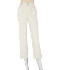 Renuar - Women's Woven Cropped Pant