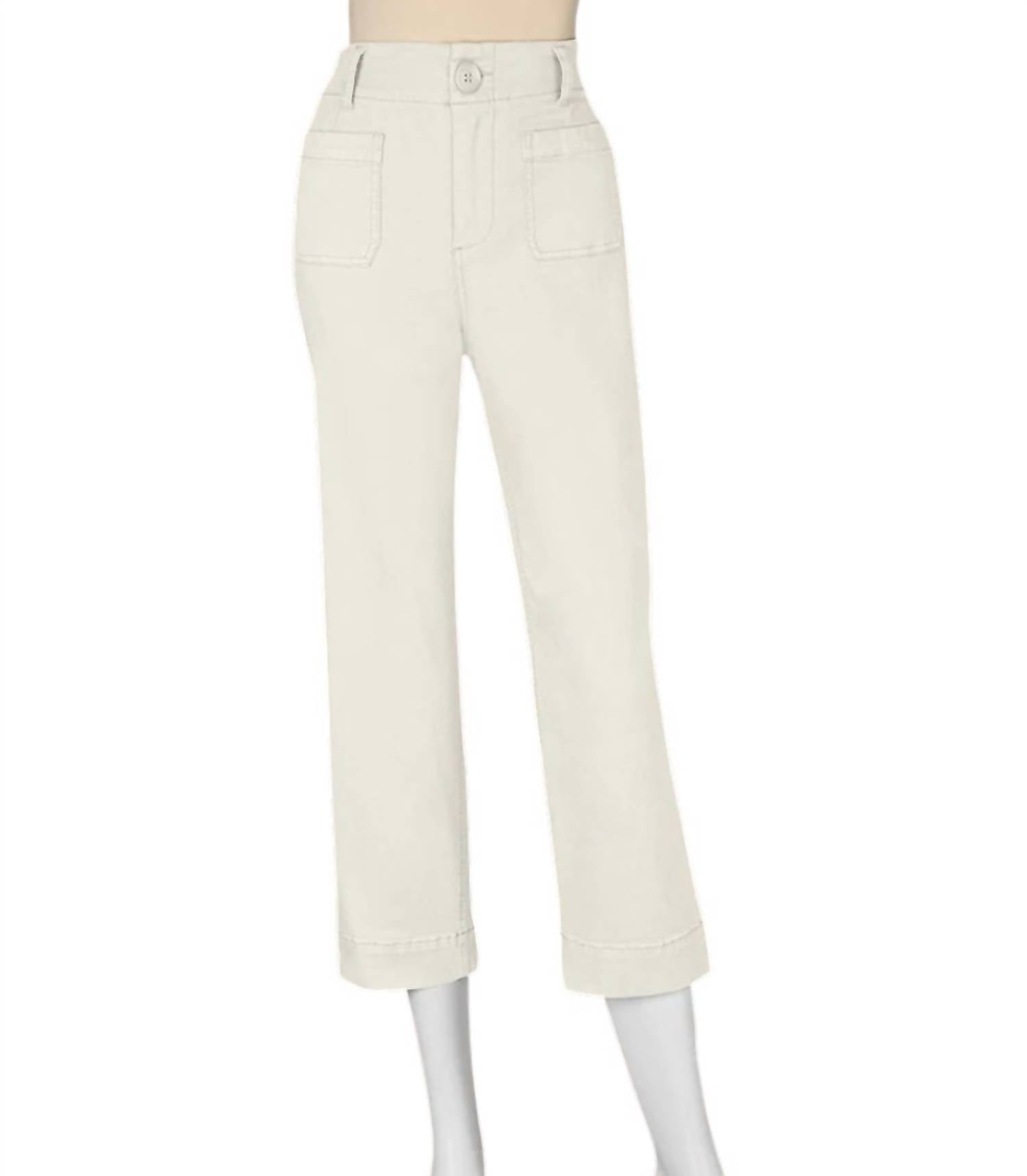 Renuar - Women's Woven Cropped Pant