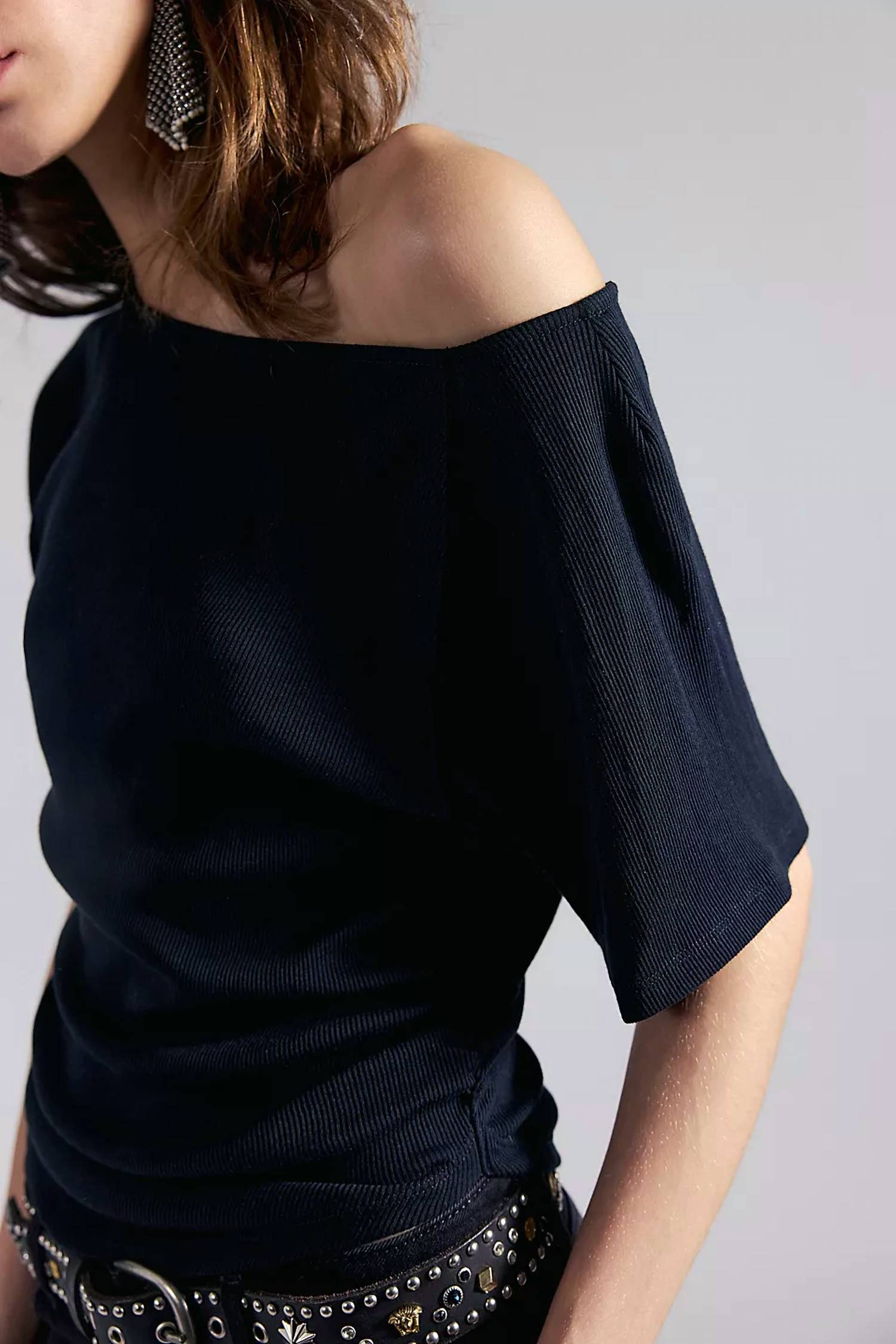 Free People - LUCY OFF THE SHOULDER TEE