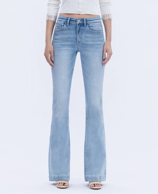 Vervet By Flying Monkey - Miranda Midrise Bootcut Trouser Hem Jean