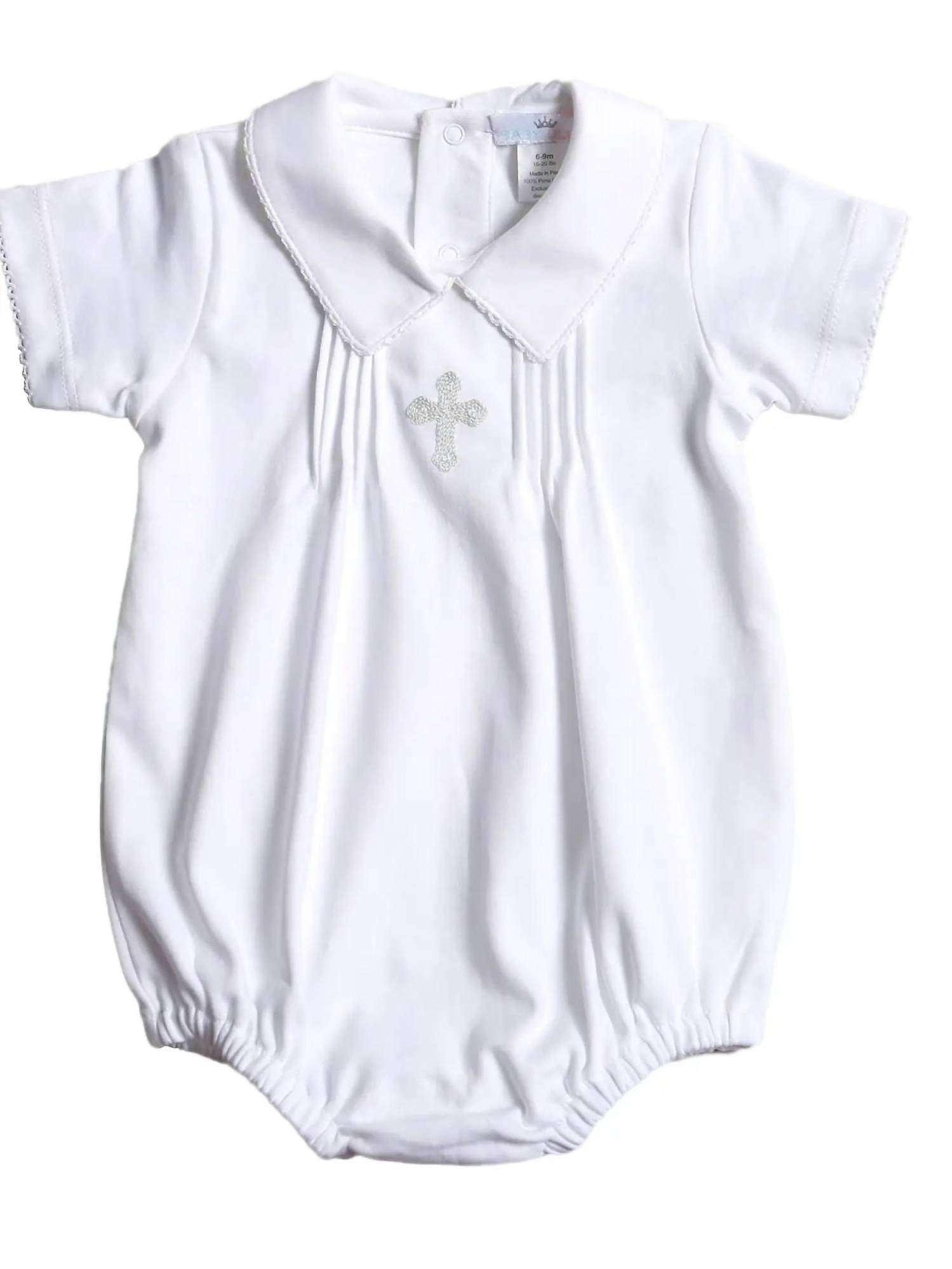 Hug Me First - Girls Embroidered Bubble Onesies