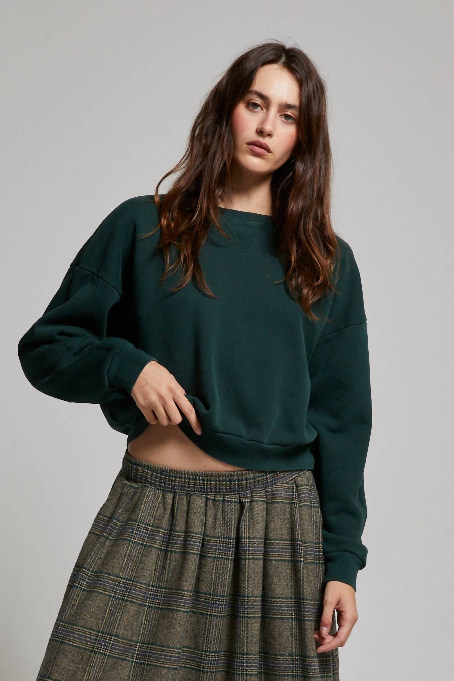 Asher - Scarlet Plaid Midi Skirt