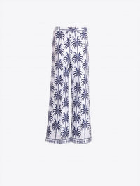 Vilagallo - Palm Print Trousers