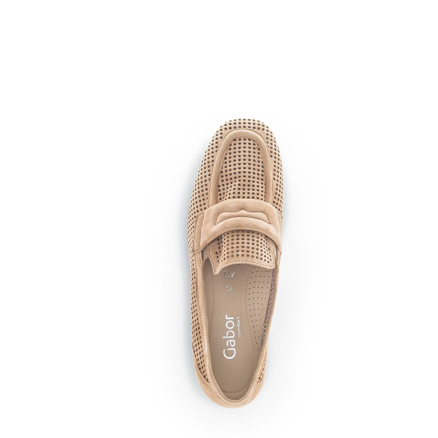 Gabor - Women's Suede Perforated Loafer
