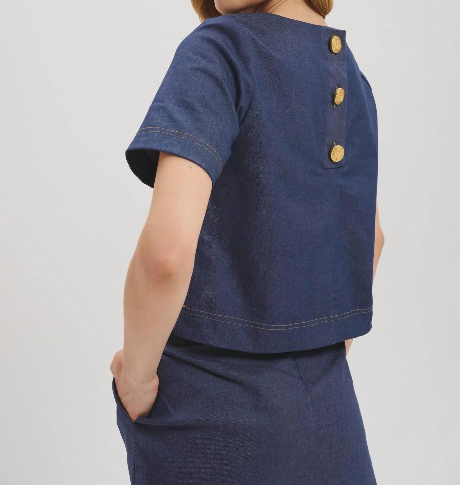 Lele De Baltzac - Laetitia Short Sleeve Top
