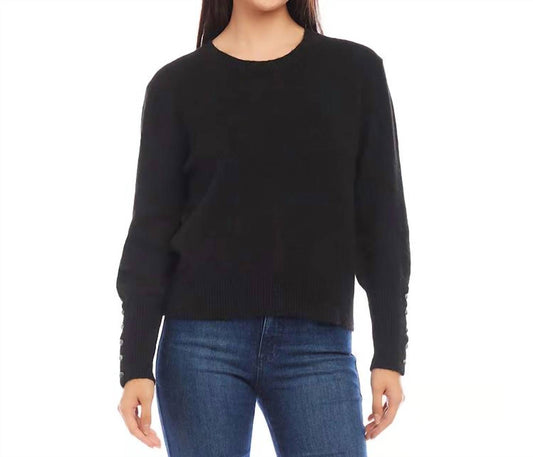 Karen Kane - Button Sleeve Sweater