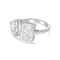 Diana M Jewels - Women's Radiant & Heart Lab-Grown Diamond Fashion Ring (8.00 Ct) - Elegant Plus