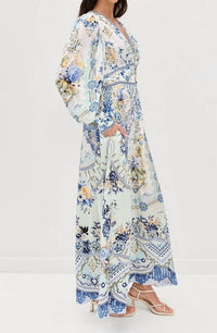 Camilla - Shaped Waistband Maxi Dress