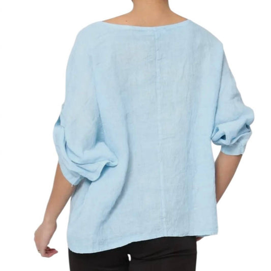 Made In Italy - Everyday Linen Top