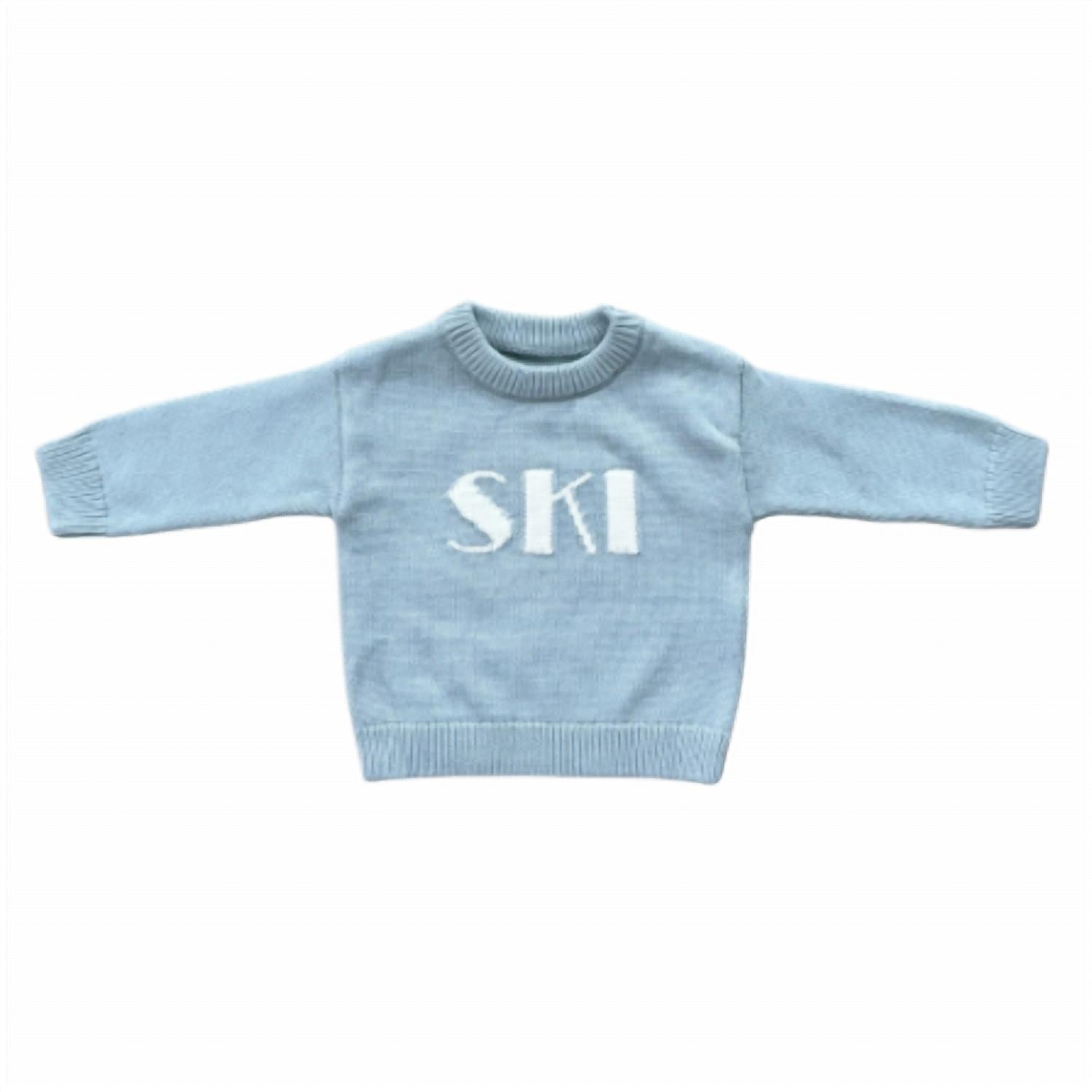 babysprouts Kid' Ski Knit Sweater in blue - kids' shirt