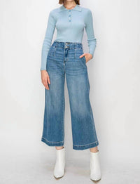 Artemis Vintage - Dani High Rise Wide Leg Jeans