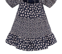 French Connection - Aura Ditsy Poplin Puff Sleeve Dress