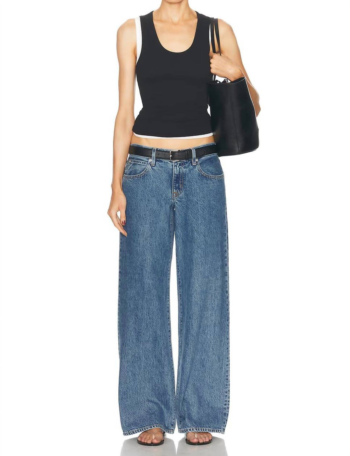 Slvrlake - Lexi Low Rise Wide Leg Jeans