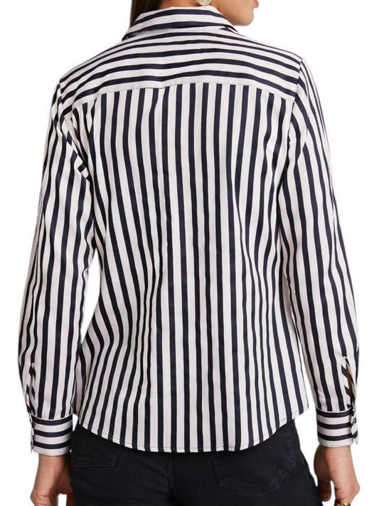 Foxcroft - Mary No Iron Stripe & Gingham Shirt