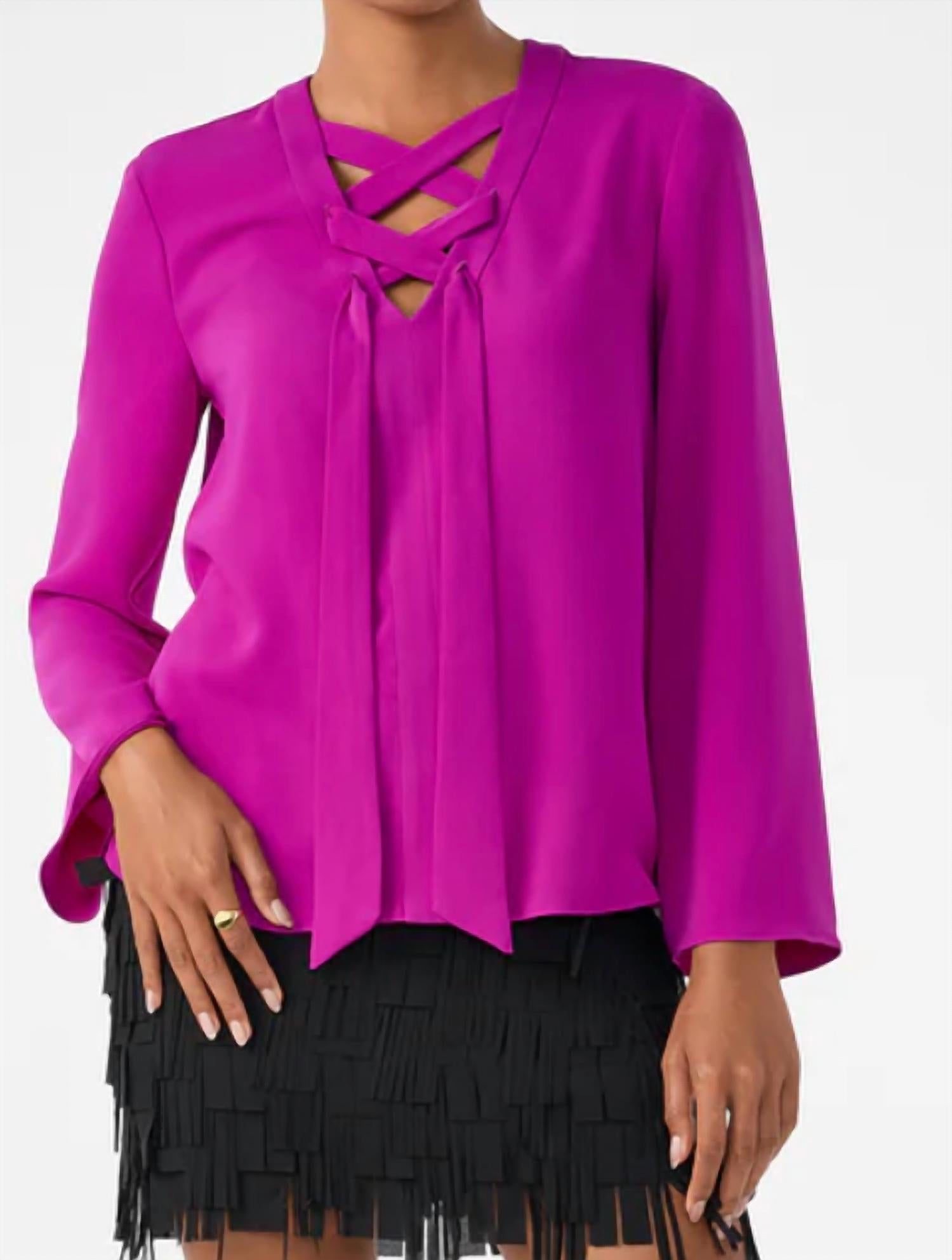 Trina Turk - Picabella Lace-Up Top