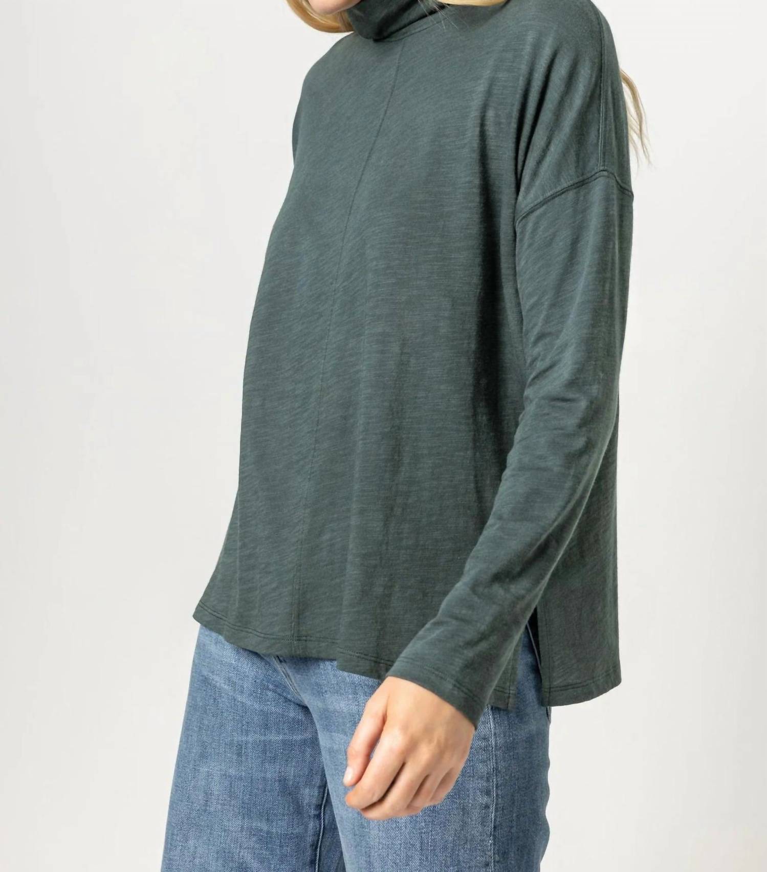 Lilla P - Easy Mock Neck Top