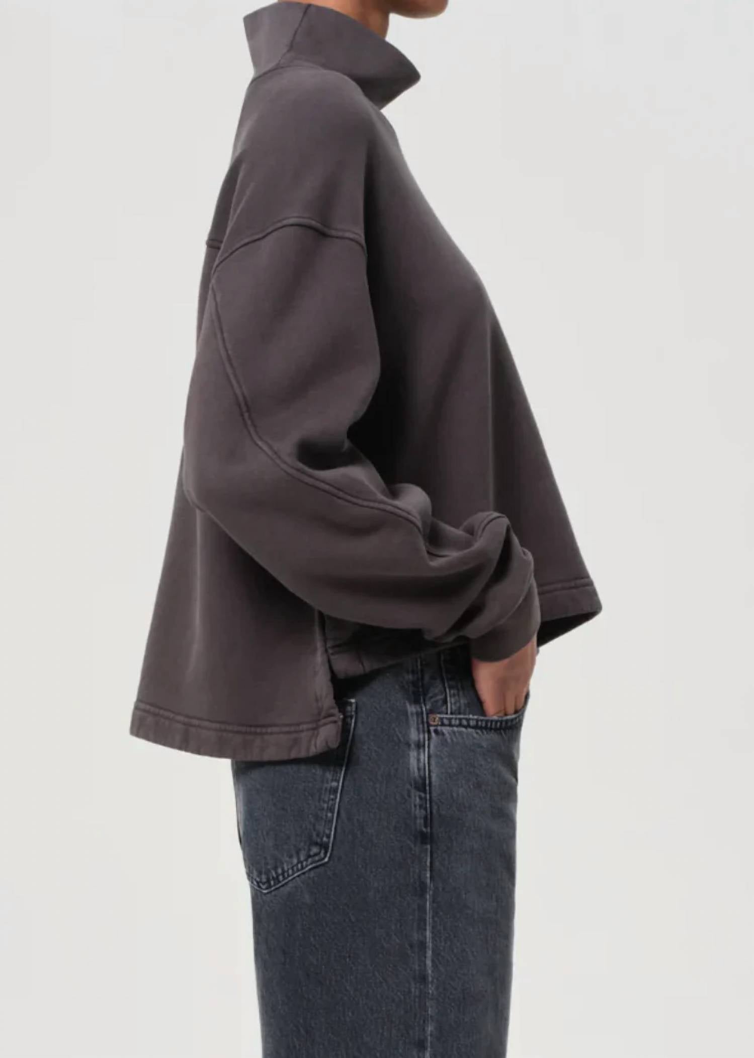 Agolde - Isra Cropped Sweatshirt