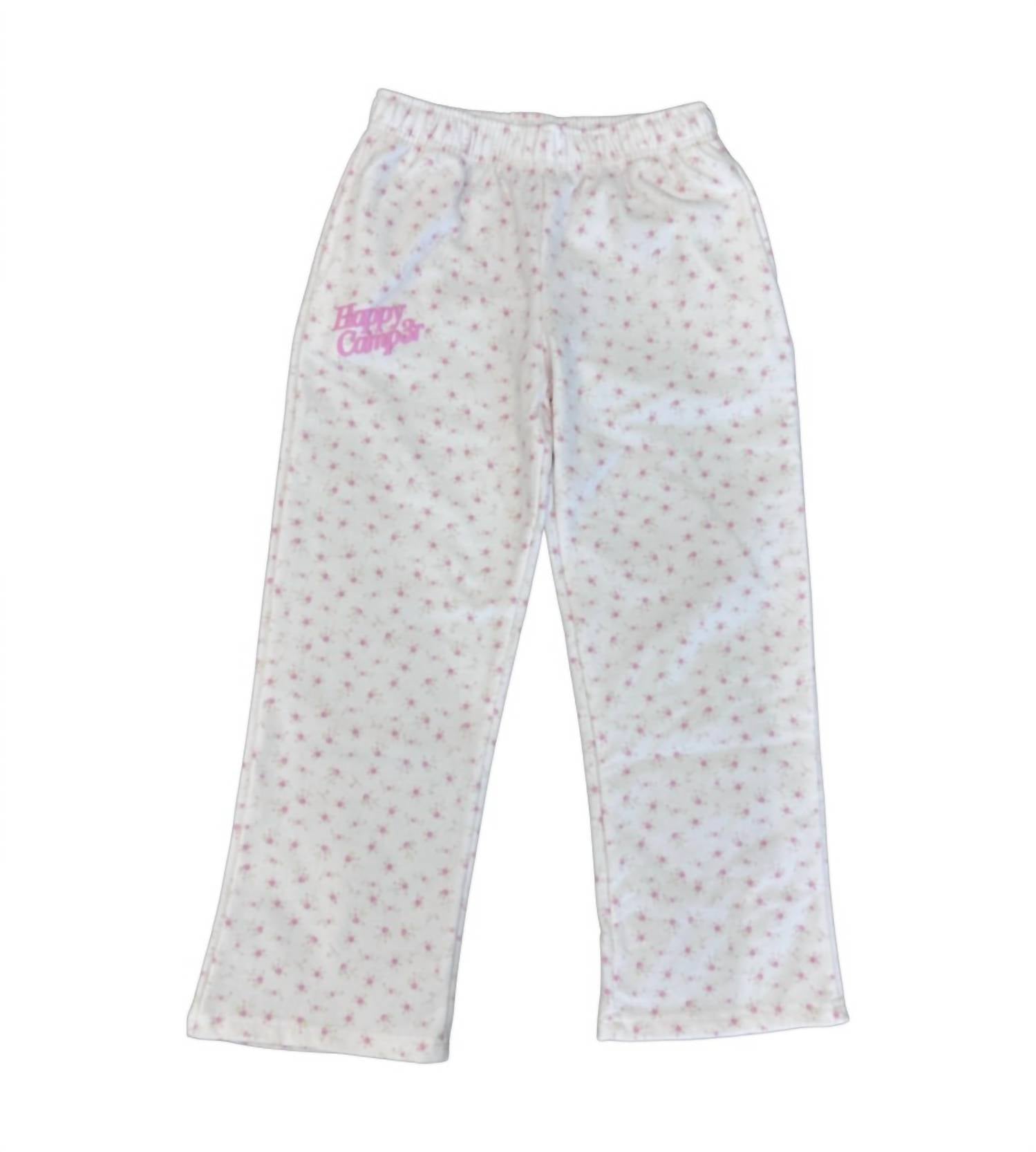 The Happy Camp3R - Girl's Floral Sweatpants