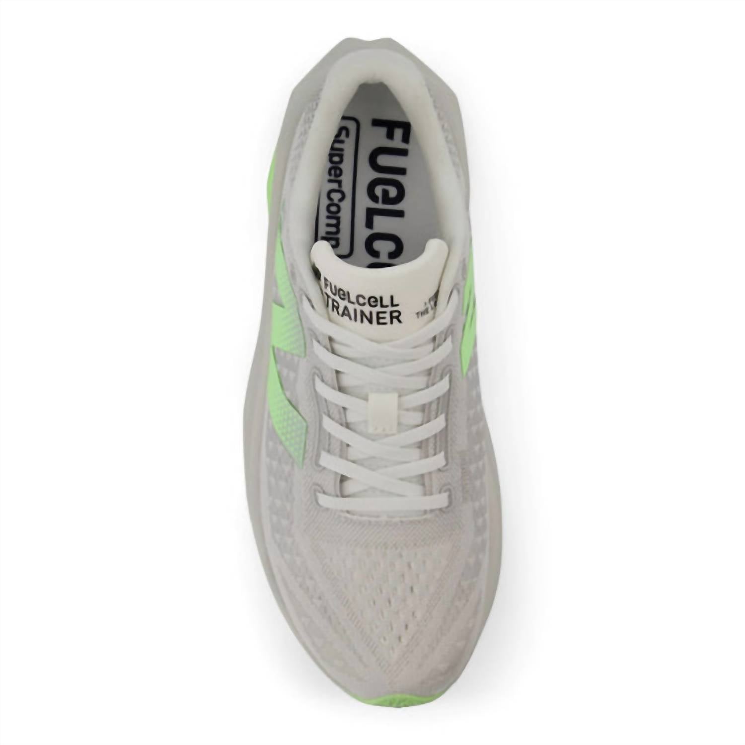 New Balance Men's Fuelcell Supercomp Trainer V3 Shoes in grey matter - men's sneaker - detail view