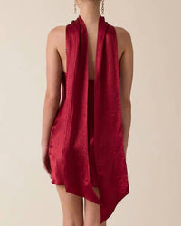 Sky To Moon - Glam Scarf Mini Dress