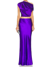 Ser.O.Ya - Silvana Silk Maxi Skirt
