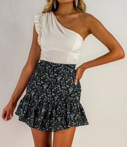 Rivera Frill Mini Skirt