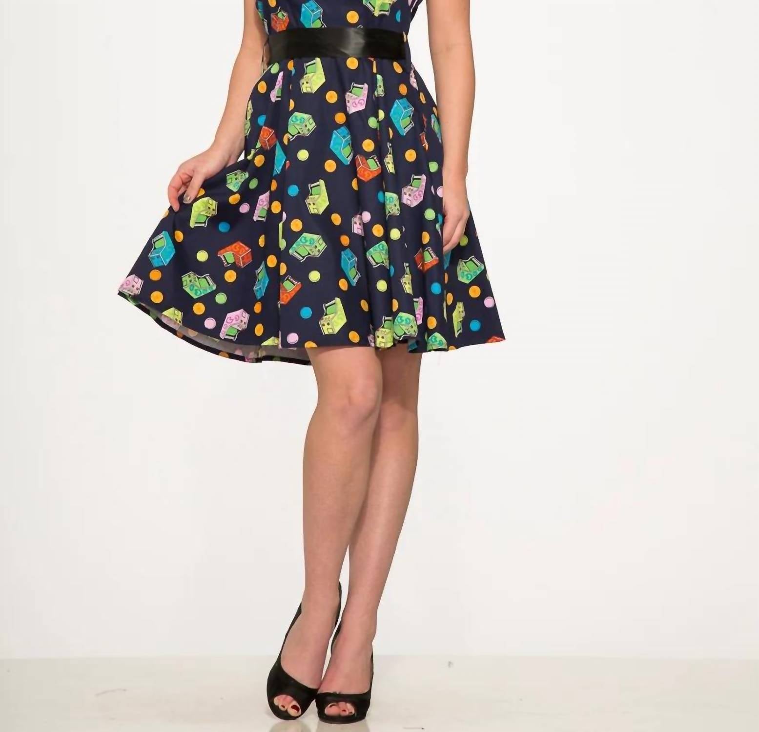 Orchid Bloom - Arcade Halter Dress