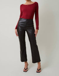 Sunday Edition - FADED FAUX LEATHER PANTS