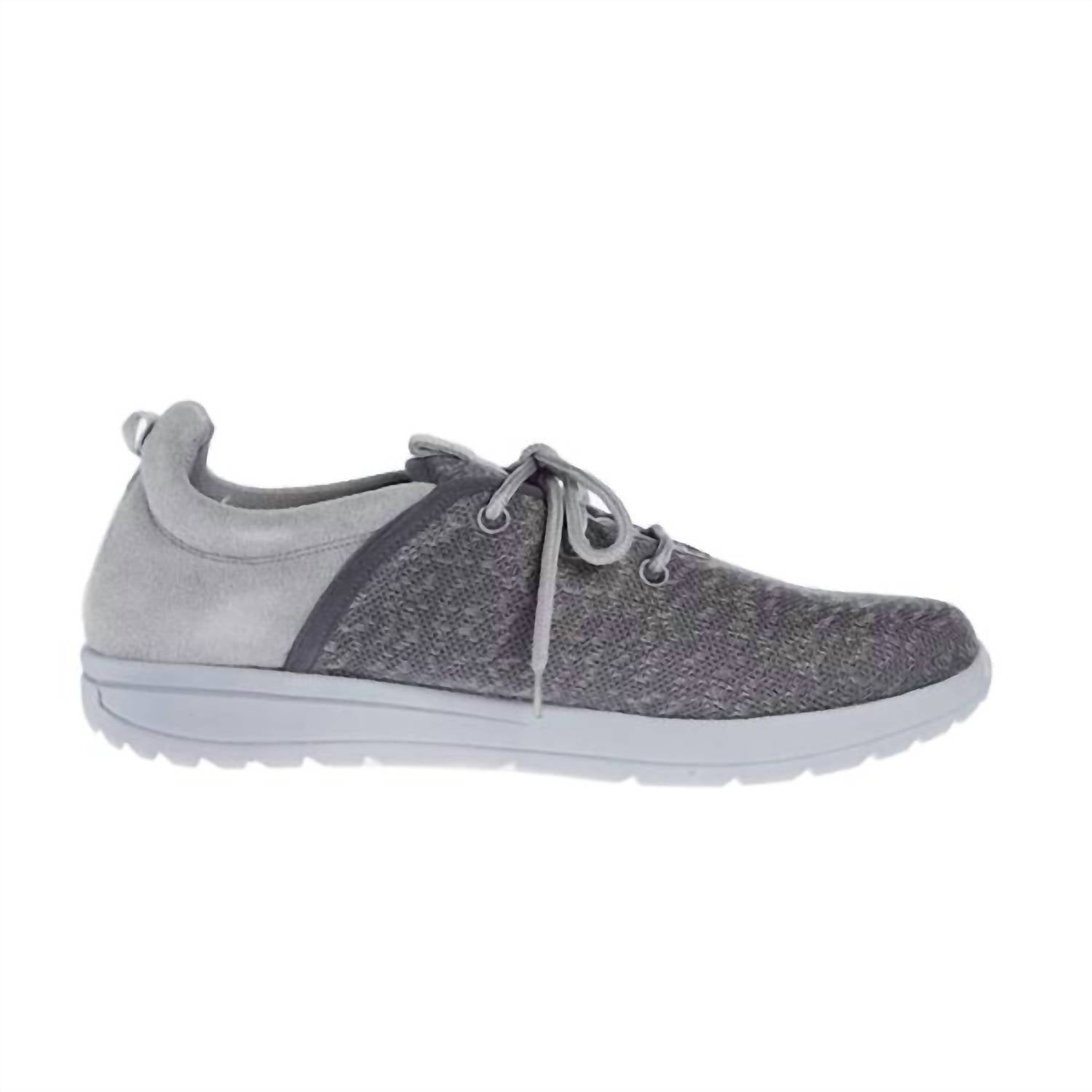 MINNETONKA Men's Eco Anew Sneaker in grey 1 - men's sneaker - detail view