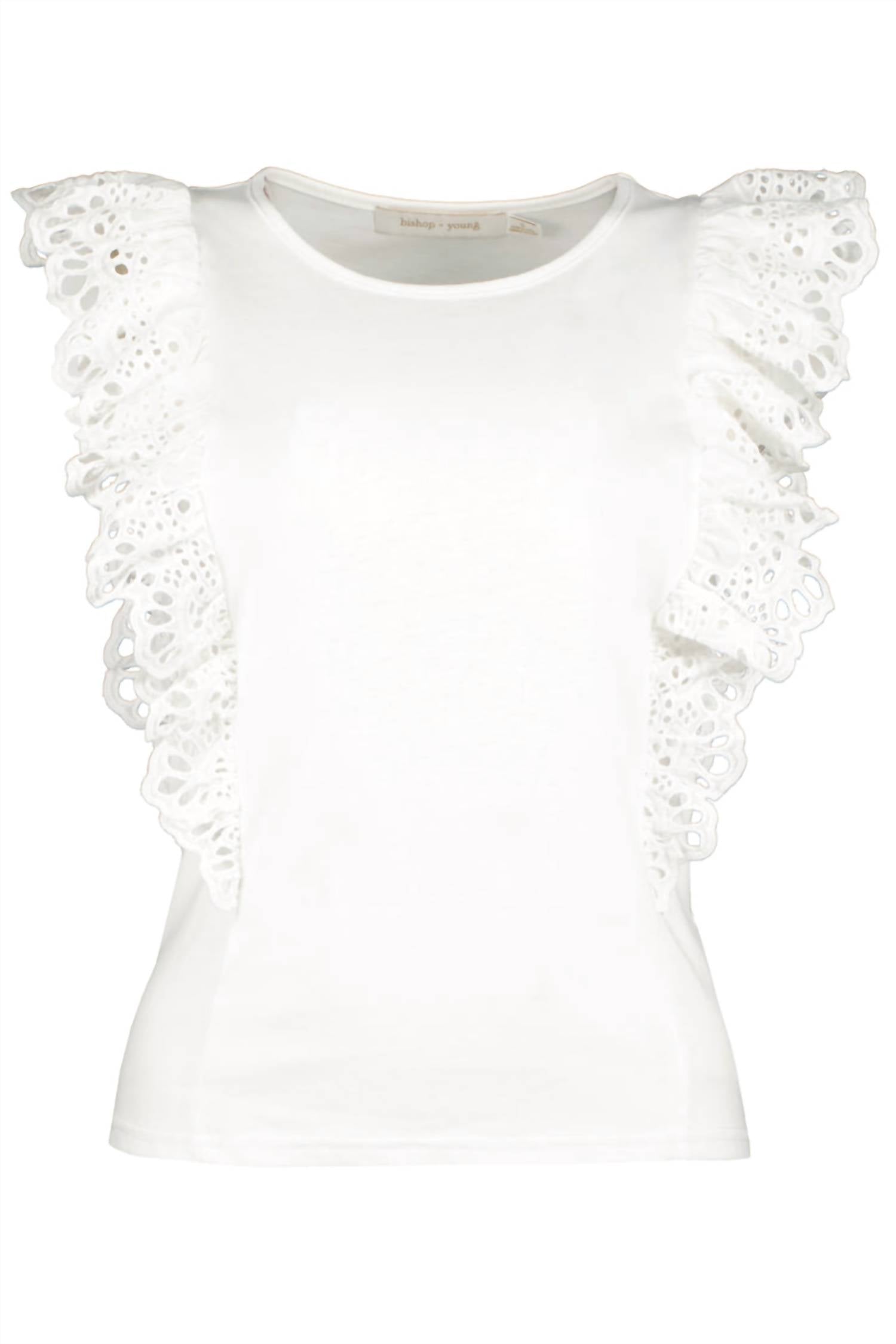 BRUNA EYELET TEE