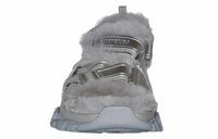 Balenciaga - Women's Faux Fur Rubber Mesh Track Sandal