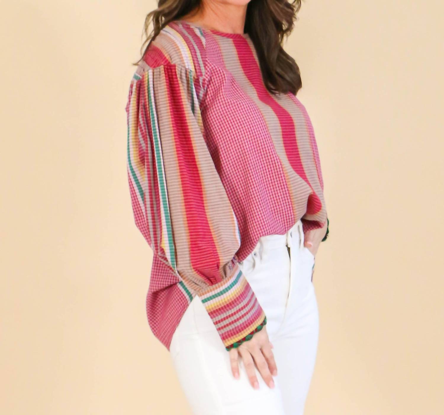Ivy Jane - Long Sleeve Top With Detailed Cuffs