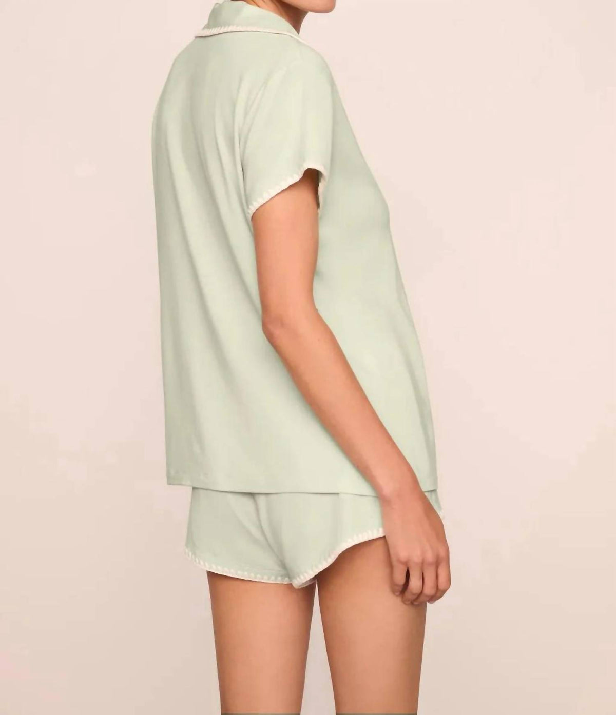 Eberjey - Frida Whipstitch Shortie Pajama Set