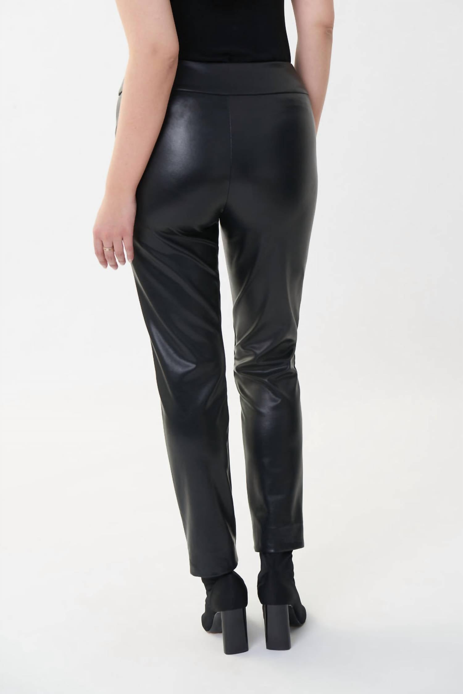 Joseph Ribkoff - Faux Leather Pants